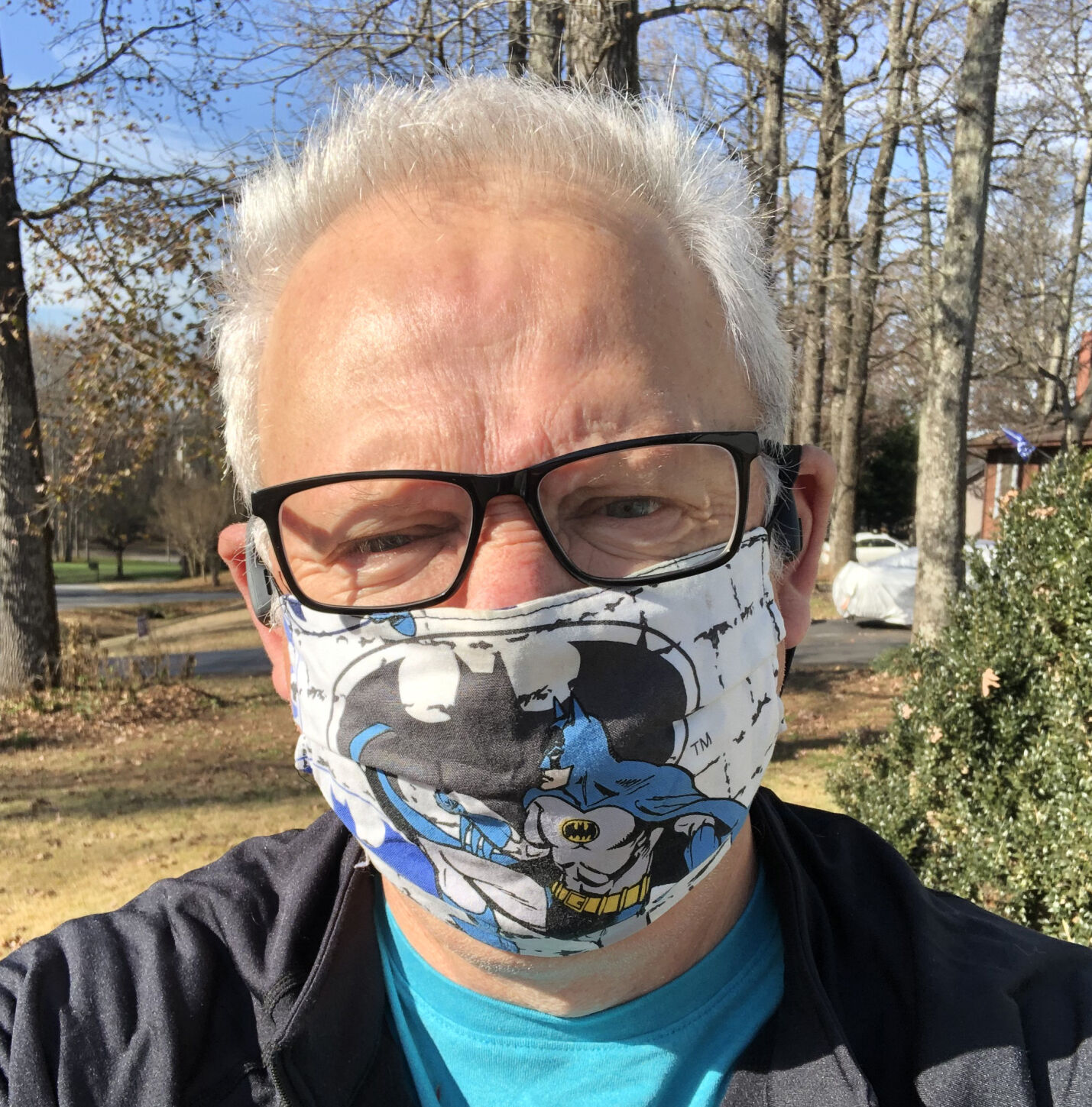 Mark with a mask